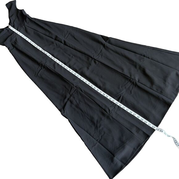 Show Me Your Mumu Zurich Knot Gown Dress Size XXS Black Stretch Crepe - Picture 11 of 12